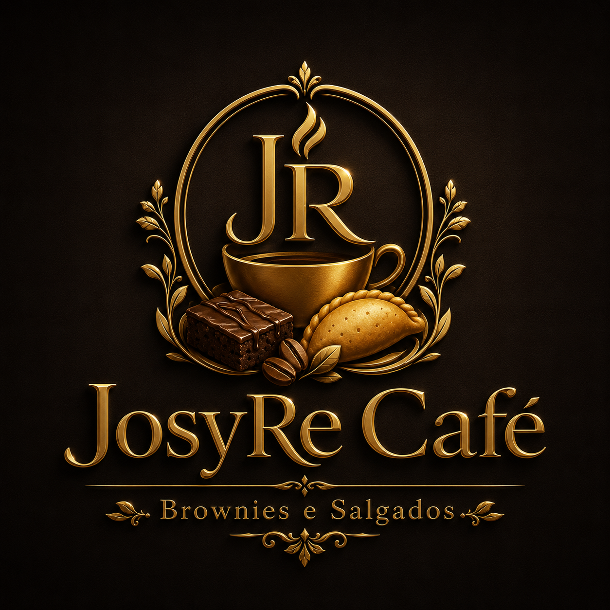 Logotipo JosyRe Café Brownies e Salgados